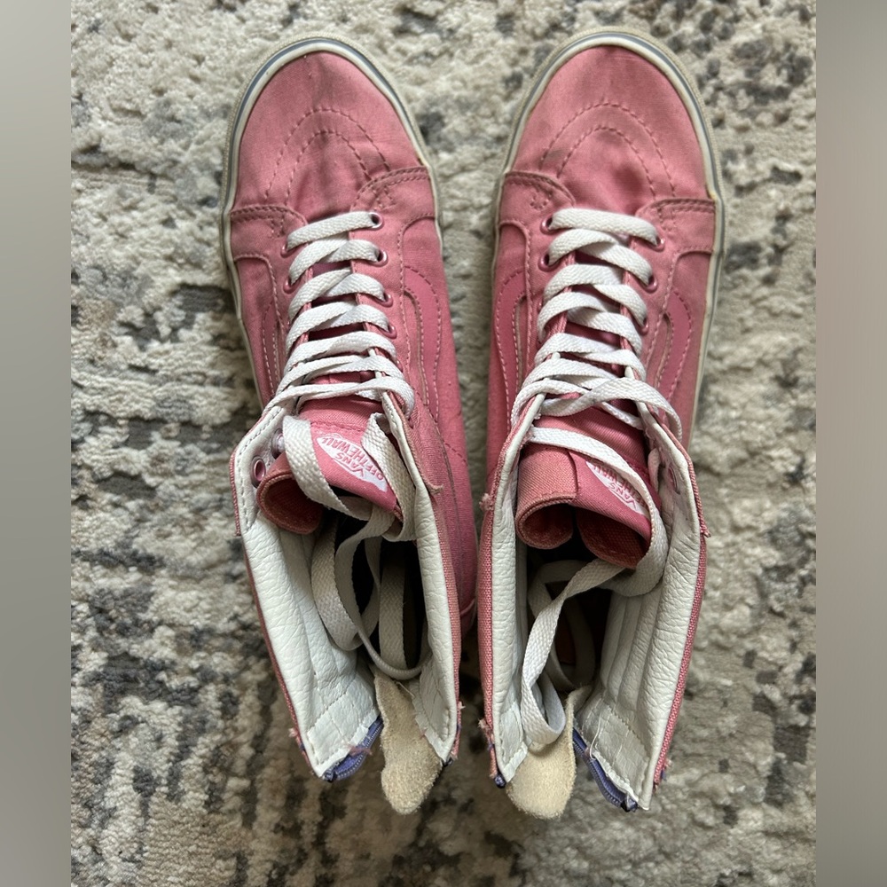 Vans Sk8-Hi Zip-Up Pink/Lavender - Size W 8
